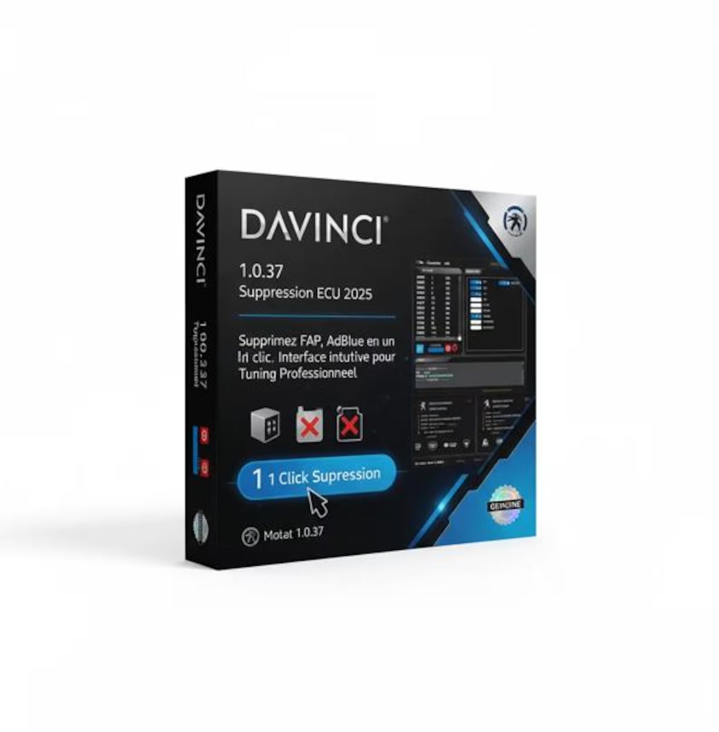 DaVinci 1.0.37 Davinci Deluxe latest version 2025 Fap Adblue Egr DTC